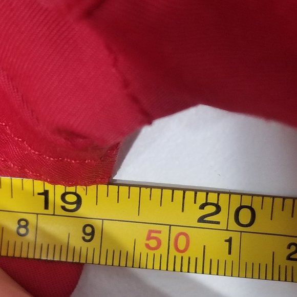 Suka Bright Red Snap Zip Front Coat Lined Jacket Cotton Blend Trench Buckle Med - Picture 14 of 14